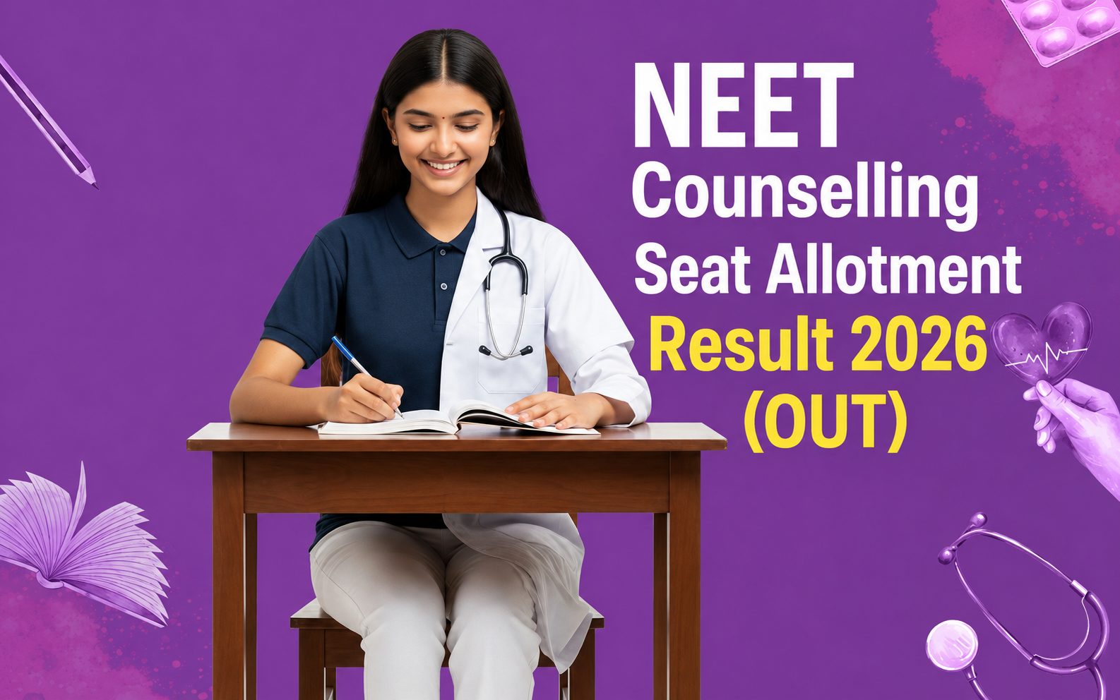 NEET UG Round 1 Seat Allotment Result 2026 Released at mcc.nic.in, Check Steps Here