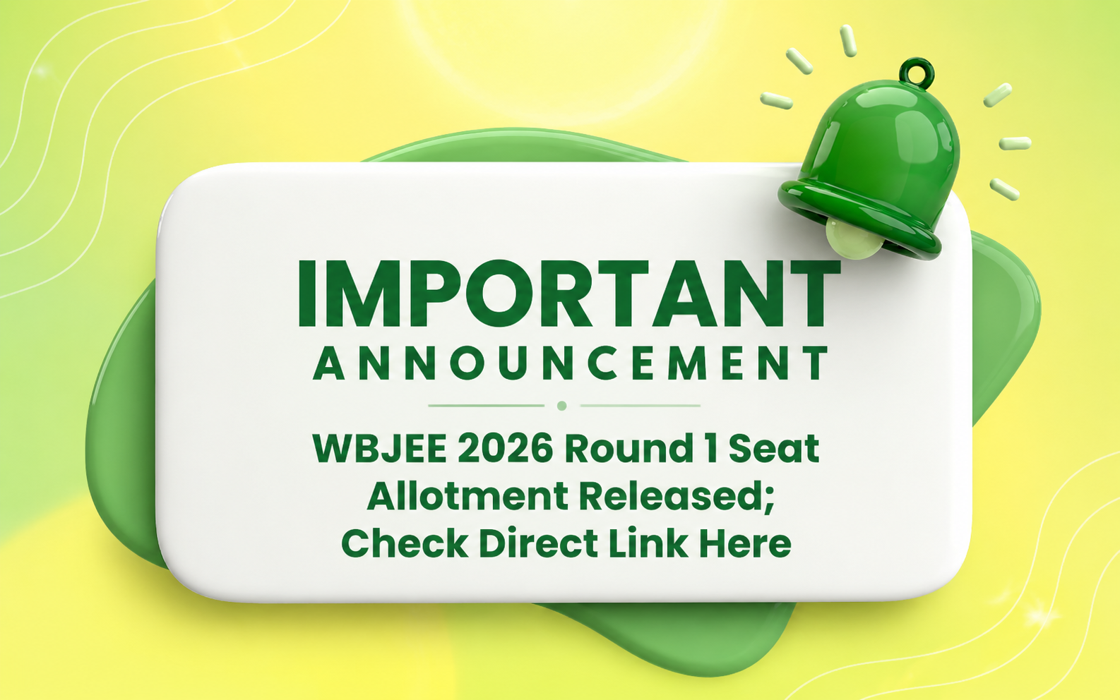 WBJEE 2026 Round 1 Seat Allotment Released at wbjeeb.nic.in/wbjee; Check Steps Here